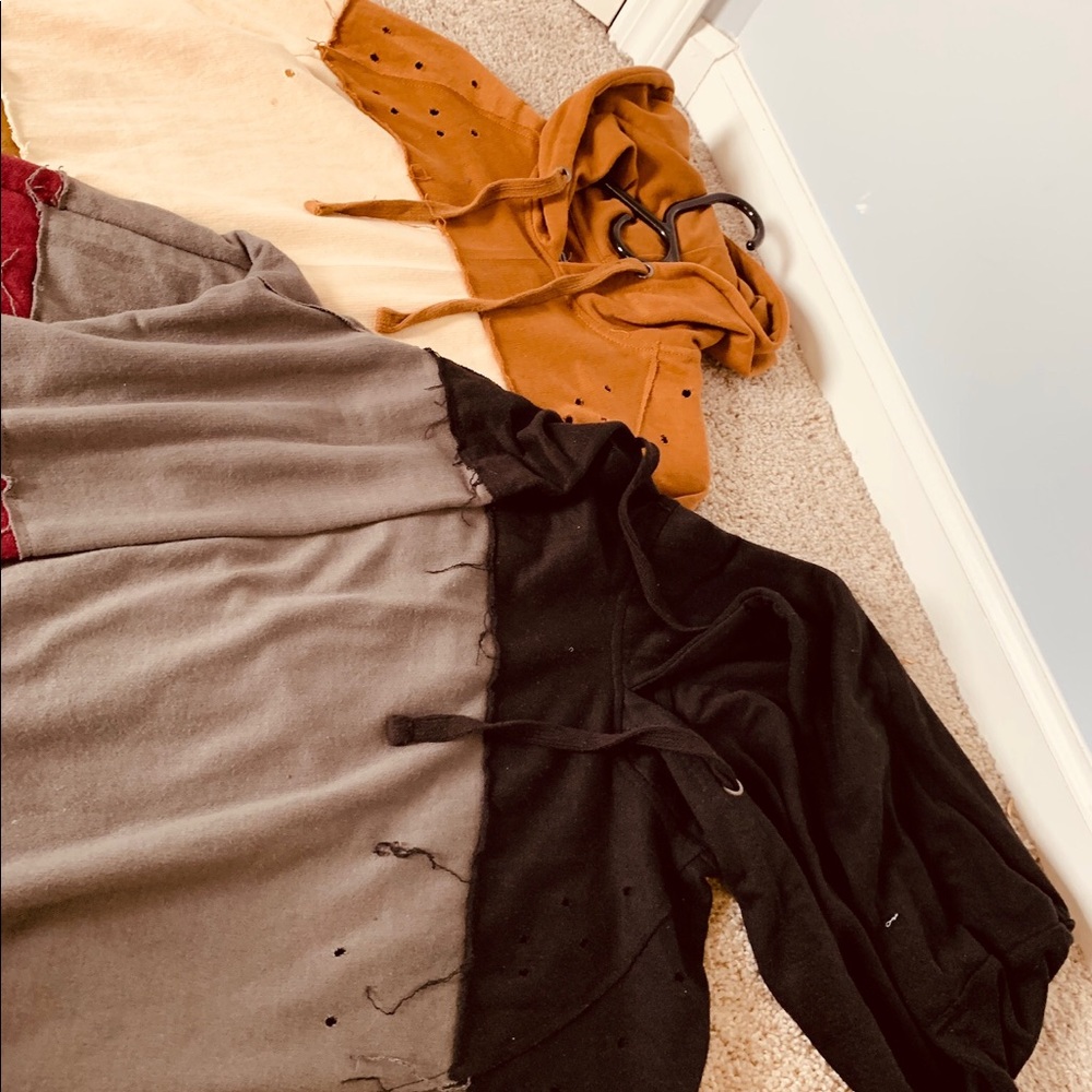 Distressed Men Hoodies
